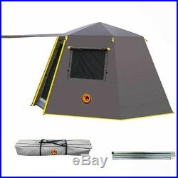 Large Camping Tent Waterproof Big Automatic Outdoor Aluminum Pole 3-4 Persons