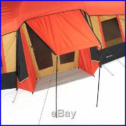Large Family Cabin 10 Person Tent Camping Hiking Outdoor Ozark Canopy 3 Room New