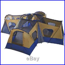 Large Family Cabin Tent 14 Person 4 Room Outdoor Camping Hiking Gear