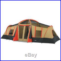 Large Family Cabin Tent Camping Hiking Outdoor Ozark Canopy 10 Person 3 Room New