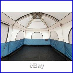 Large Family Camping Tent Window Height Air Bed All Season Big Storage 10 Person