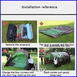 Large Tent 810 Person Family Camping and Picnic Tunnel Tent Top Canopy Cover