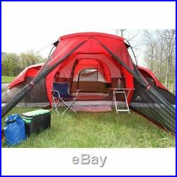 Large Tent Camping Outdoor Ozark Trail 3 Room 10 Person Waterproof Camp BBQ NEW