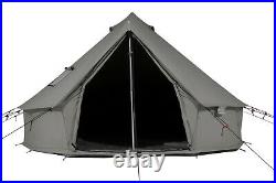 Ltd Edition Regatta Canvas Bell Tent 4m Charcoal Camping & Hiking by WHITEDUCK
