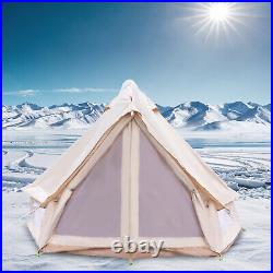 Luxury Glamping Tent All Year Living Polyester Cotton Bell Tent 3m Waterproof