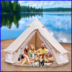 Luxury Glamping Tent All Year Living Polyester Cotton Bell Tent 3m Waterproof