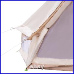 Luxury Glamping Tent All Year Living Polyester Cotton Bell Tent 3m Waterproof