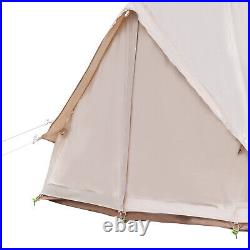 Luxury Glamping Tent All Year Living Polyester Cotton Bell Tent 3m Waterproof