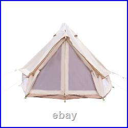 Luxury Glamping Tent All Year Living Polyester Cotton Bell Tent 3m Waterproof