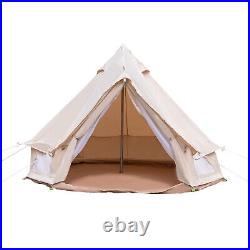 Luxury Glamping Tent All Year Living Polyester Cotton Bell Tent 3m Waterproof