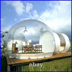 Luxury Inflatable Commercial Clear Eco Dome Camping Backyard Bubble Tent With FAN