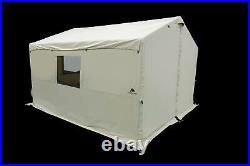 Luxury Outfitters Outdoor 6 Person Wall Tent 12' X 10' With PVC Floor Stove Jack