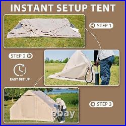 MOPHOTO 6 Person Inflatable Camping Tent with Pump Air Tent Glamping CampingTent