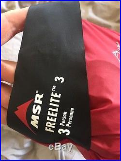 MSR Freelite 2 Tent 2-Person 3-Season Red Ultralight Backpacking NEW