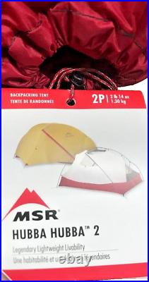 MSR Hubba Hubba 2 Person Backpacking Tent 11506 (Multicolor)