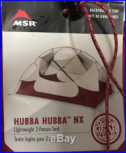 MSR Hubba Hubba NX 2 Person Backpacking Tent and Footprint bundle