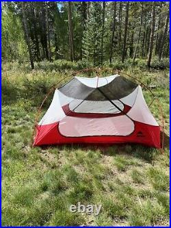 MSR Hubba Hubba NX 2 Person Tent Used With Footprint