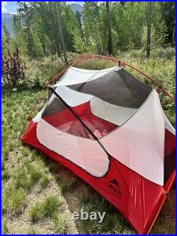 MSR Hubba Hubba NX 2 Person Tent Used With Footprint