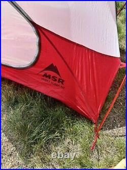 MSR Hubba Hubba NX 2 Person Tent Used With Footprint