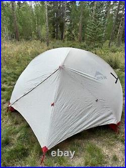 MSR Hubba Hubba NX 2 Person Tent Used With Footprint