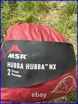 MSR Hubba Hubba NX 2 Person Tent Used With Footprint