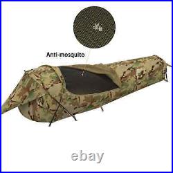 MT Military Hideaway Bivy Cover Stealth Compact Single-pole Hooped Tent