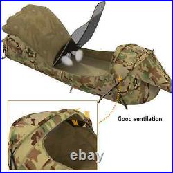 MT Military Hideaway Bivy Cover Stealth Compact Single-pole Hooped Tent