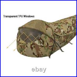 MT Military Hideaway Bivy Cover Stealth Compact Single-pole Hooped Tent