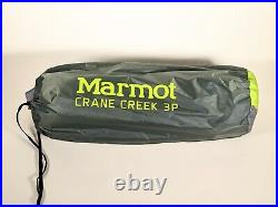 Marmot 900722 Crane Creek 3-Person Tent Green Camping Tent
