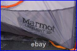 Marmot Limelight 3P 3 Season Camping Hiking Tent NO RAIN FLY