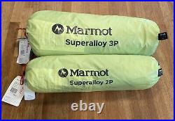 Marmot Superalloy 2 Person 3 Season Tent Ultralight New Backpacking