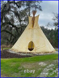 Massive 26 Foot Nomatic Tipi Makers Tipi 1 Year Old With Poles $moneymaker$