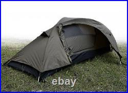 Mil-Tec 1 Person Camping Tent'RECOM' with Mosquito Net Olive OD Green