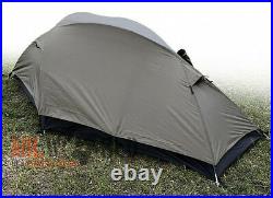 Mil-Tec 1 Person Camping Tent'RECOM' with Mosquito Net Olive OD Green