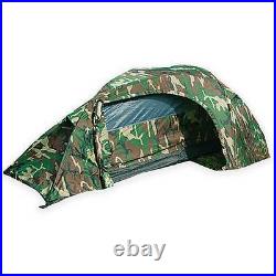 Mil-Tec Recom 1-Man One Person Military Army Camping Tunnel Tent Woodland Camo