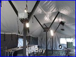Military Army Field Kitchen Tent Mbu Burners Food Sanitation Center Camp Surplus
