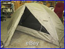 Mint USGI Litefighter 1 Individual Shelter System Tan Lightweight Portable Tent