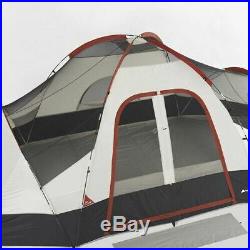 Modified Dome Tent 8-Person Outdoor Camping Tents Mesh Roof Spacious Rooms New