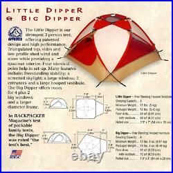 Moss Tent Little Dipper Stunning 3-person, 4-season, Excellent Condition