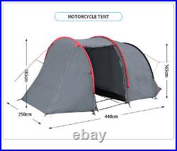 Motorcycle Motorbike Tent sleeps 2 parking for 1 bike + vestibule + storage area