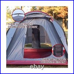 Motorcycle Tent for Camping 2-3 Person Waterproof Instant Tents with Integrat