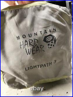 Mountain Hardwear Pathlight 3 Backpacking tent with footprint
