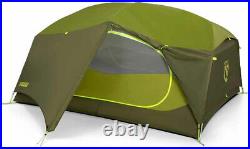 NEMO Aurora 3P Tent (Green Nova) with Ground Sheet & Paw Print