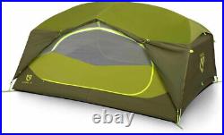 NEMO Aurora 3P Tent (Green Nova) with Ground Sheet & Paw Print