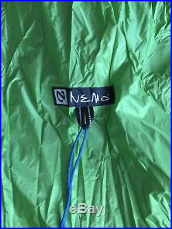 NEMO META 1P tent and footprint, ultralight bikepacking and camping, under 3 lbs