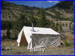 NEW! 12x16x5ft Outfitter Canvas Wall Tent + Angle Kit