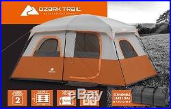 NEW 8-Person 2 Rooms Camping Tent Instant Waterproof Family Cabin Shelter Tents