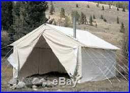 NEW! 8x10x5ft Outfitter Canvas Wall Tent Camping