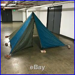 NEW BLACK DIAMOND Mega Light Shelter / 4 Person Tent Blue/Silver Complete Set