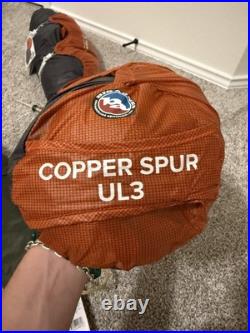 NEW! Big Agnes Copper Spur UL 3 Person Orange Ultralight Backpacking Tent